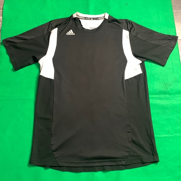 Embroidered Adidas Logo Jersey 9 Size Large - Picture 3 of 10